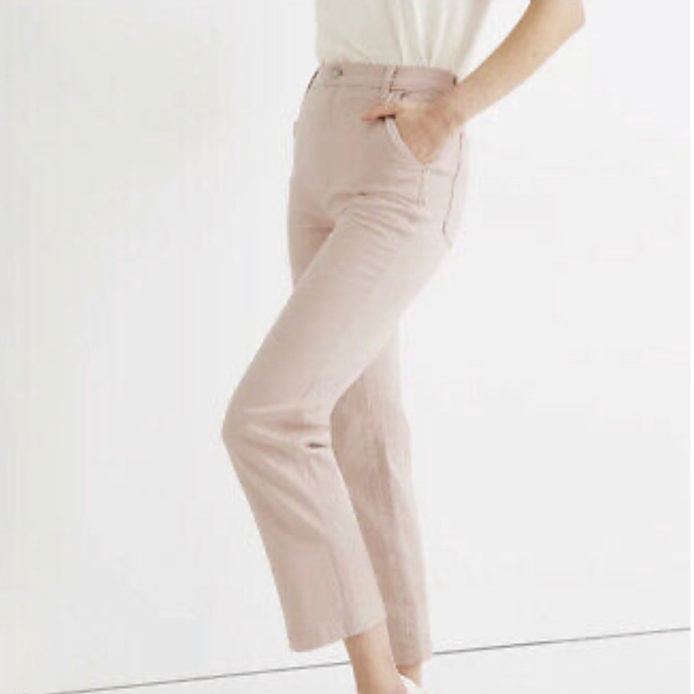 Madewell classic straight pants